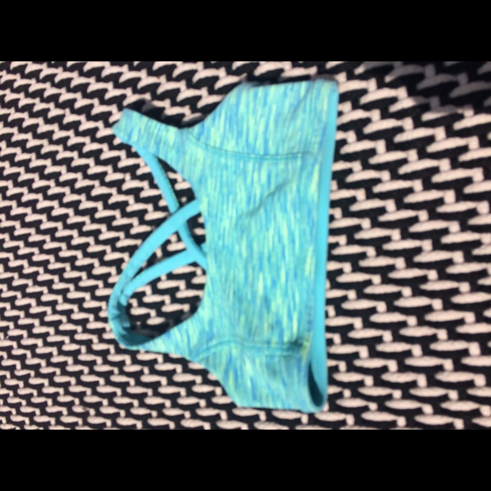 Cute Blue and Green Ivivva Vitality Bra